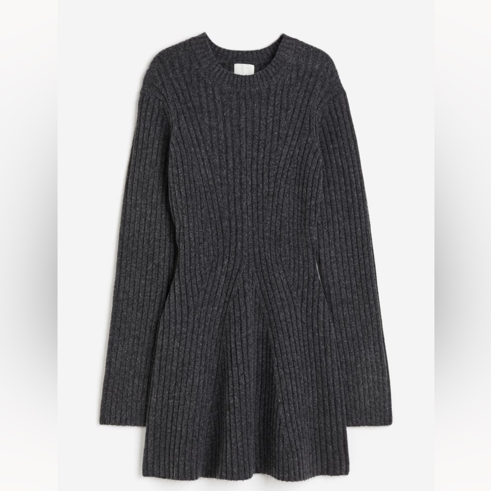 Rib-Knit Dress